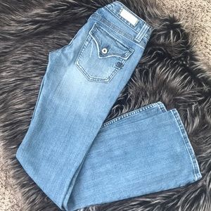 Miss Me Size 28 Bootcut Flap Pocket Jeans